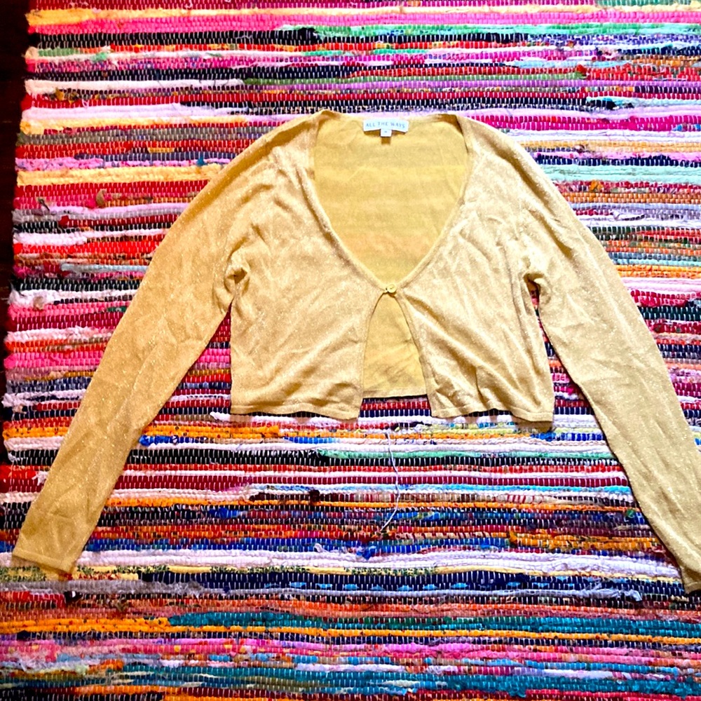 All The Ways glitter top